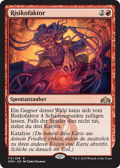 Risikofaktor GRN-113 Rare Excellent Deutsch