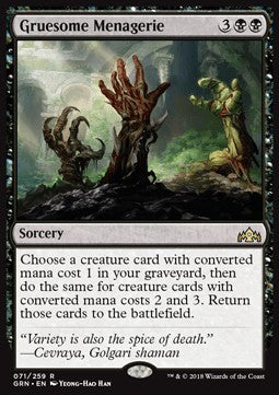 Gruesome Menagerie GRN-71 Rare Excellent Englisch
