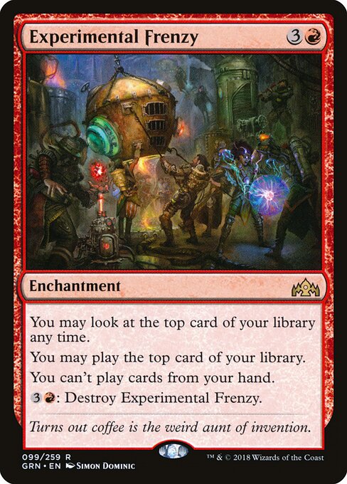 Experimental Frenzy GRN-99 Rare Good Englisch