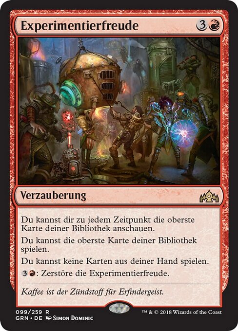 Experimentierfreude GRN-99 Rare Light Played Deutsch