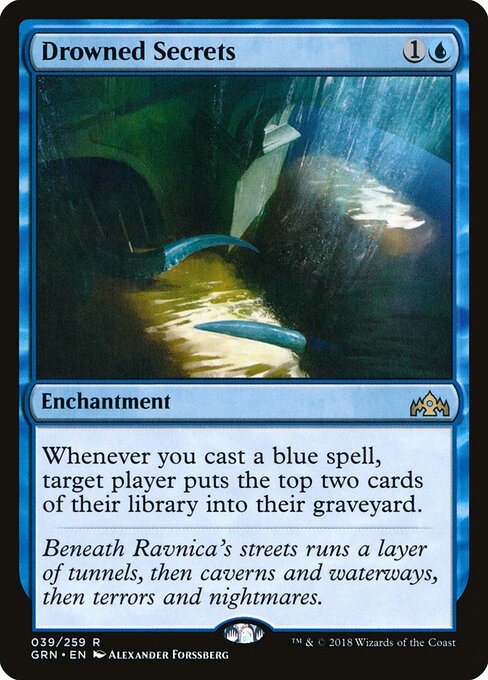 Versunkene Geheimnisse GRN-39 Rare Light Played Englisch