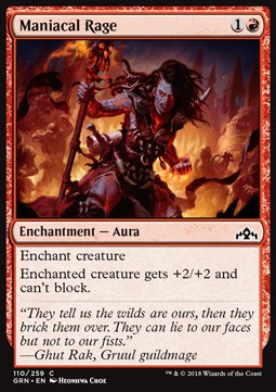 Wahnsinniger Zorn GRN-110 Common Excellent Englisch Foil