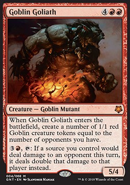 Goblin Goliath GNT-4 Mythic Excellent Englisch