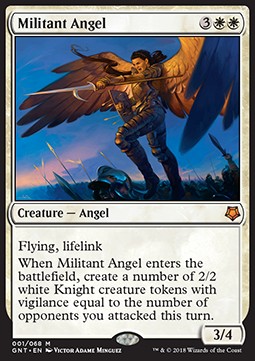 Militant Angel GNT-1 Mythic Light Played Englisch