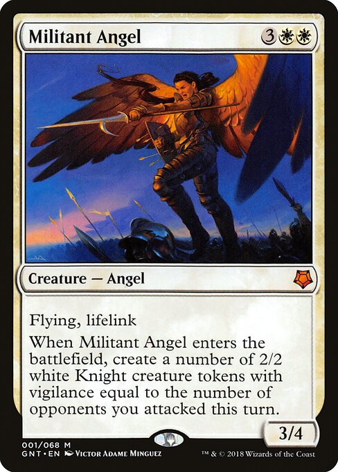 Militant Angel GNT-1 Mythic Light Played Englisch
