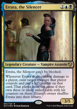 Etrata, the Silencer GK1-1 Rare Near Mint Englisch Foil