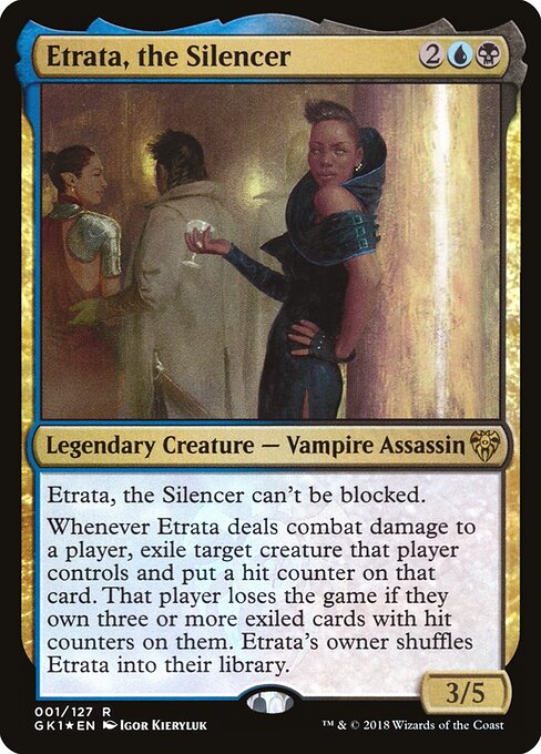 Etrata, the Silencer GK1-1 Rare Near Mint Englisch Foil