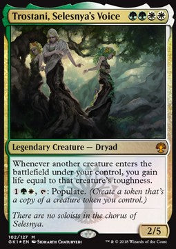 Trostani, die Stimme Selesnijas GK1-102 Mythic Excellent Deutsch Foil