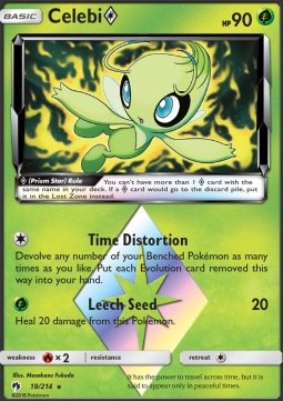 Celebi ◇ LOT-19 Holo Rare Light Played Deutsch