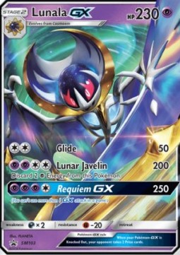 Lunala GX SM-103 Promo Light Played Englisch
