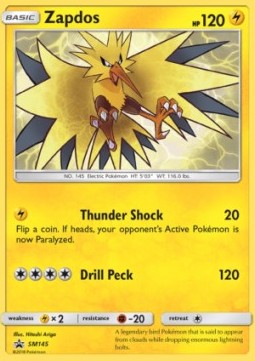 Zapdos SM-145 Promo Played Deutsch