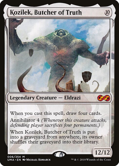 Kozilek, Schlächter der Wahrheit UMA-6 Mythic Near Mint Englisch