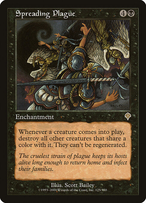 Spreading Plague INV-125 Rare Excellent Englisch Foil