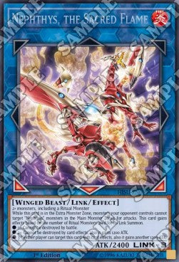 Nephthys, the Sacred Flame HISU-008 Secret Rare Excellent Englisch 1. Auflage