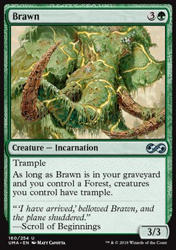 Brawn UMA-160 Uncommon Excellent Englisch Foil