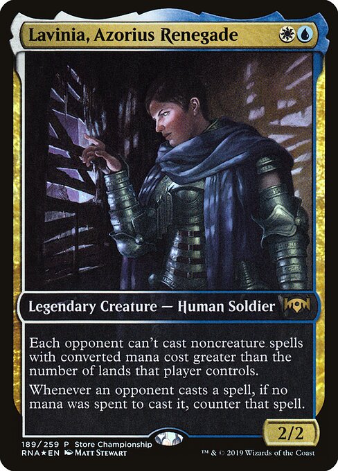 Lavinia, Azorius Renegade SCH-189 Rare Excellent Englisch Foil