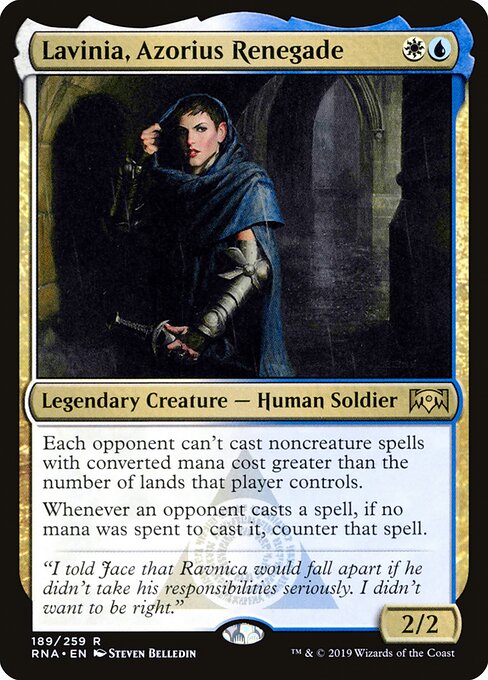 Lavinia, Azorius Renegade RNA-189 Rare Excellent Englisch