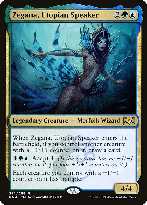 Zegana, Utopian Speaker RNA-214 Rare Excellent Englisch
