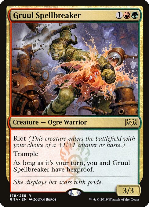 Gruul Spellbreaker RNA-179 Rare Excellent Englisch