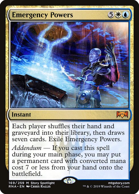 Emergency Powers RNA-169 Mythic Near Mint Englisch