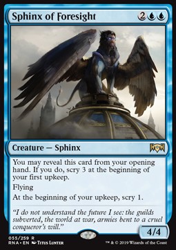 Sphinx of Foresight RNA-55 Rare Excellent Englisch