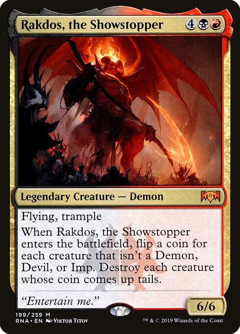 Rakdos, the Showstopper RNA-199 Mythic Excellent Englisch
