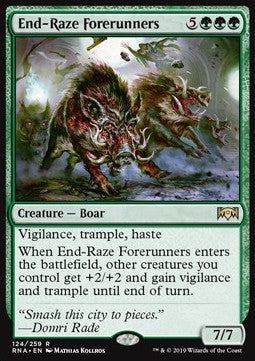 End-Raze Forerunners RNA-124 Rare Excellent Englisch