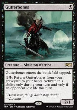 Gutterbones RNA-76 Rare Excellent Englisch