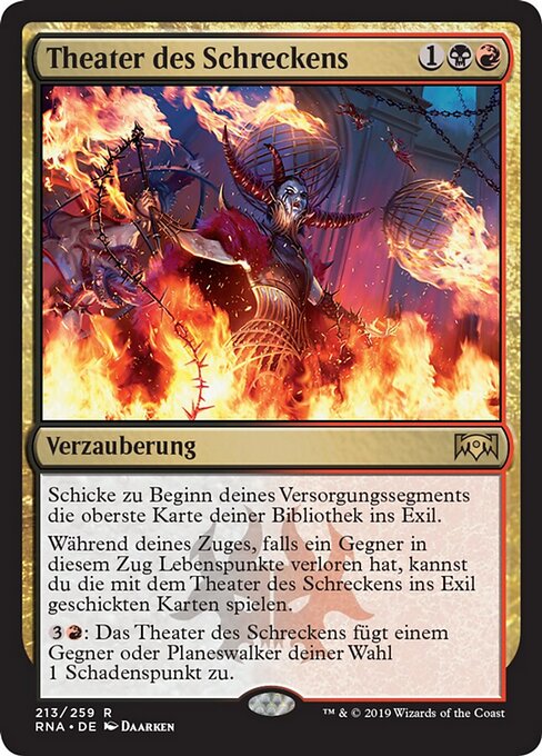 Theater des Schreckens RNA-213 Rare Near Mint Deutsch