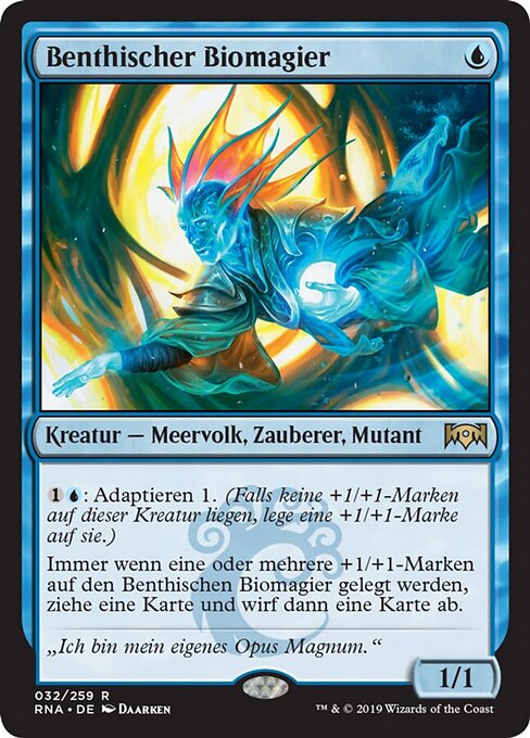 Benthischer Biomagier RNA-32 Rare Excellent Deutsch