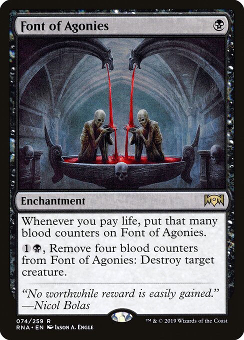 Font of Agonies RNA-74 Rare Excellent Englisch