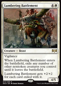 Lumbering Battlement RNA-15 Rare Excellent Englisch