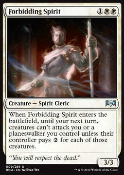 Abweisender Geist RNA-9 Uncommon Near Mint Englisch Foil