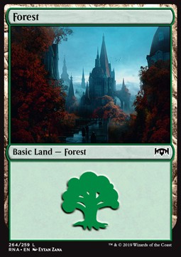 Wald XRNA-264 Land Excellent Englisch Foil