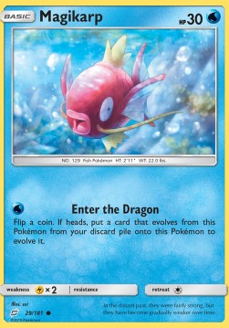 Magikarp TEU-29 Common Excellent Französisch Reverse Holo