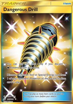 Dangerous Drill TEU-192 Secret Rare Near Mint Französisch