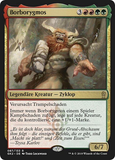 Borborygmos GK2-87 Rare Near Mint Deutsch