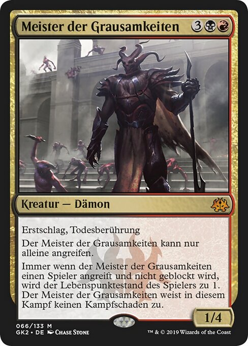 Meister der Grausamkeiten GK2-66 Mythic Near Mint Deutsch