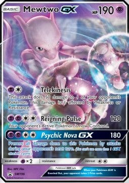 Mewtu GX SM-196 Promo Excellent Deutsch