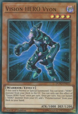 Visions-HELD Vyon DUPO-053 Ultra Rare Light Played Deutsch 1. Auflage