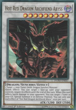 Glühender Rotdrachen-Erzunterweltler Abyss DUPO-057 Ultra Rare Near Mint Deutsch 1. Auflage