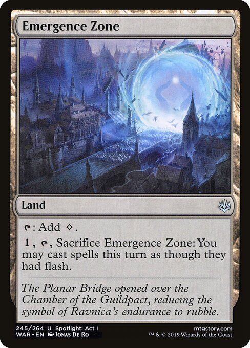 Emergence Zone WAR-245 Uncommon Good Englisch