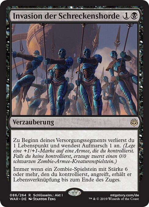 Invasion der Schreckenshorde WAR-86 Rare Light Played Deutsch