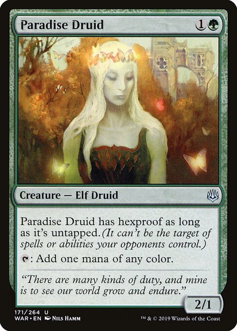 Paradiesdruidin WAR-171 Uncommon Excellent Englisch