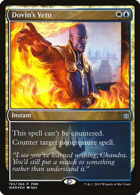 Dovins Veto FNM- Uncommon Good Deutsch Foil
