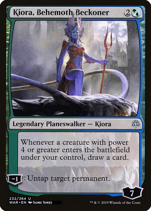 Kiora die Behemothruferin WAR-232 Uncommon Excellent Englisch