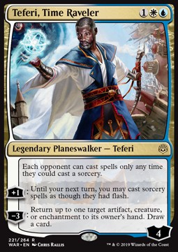 Teferi, Time Raveler WAR-221 Rare Excellent Englisch