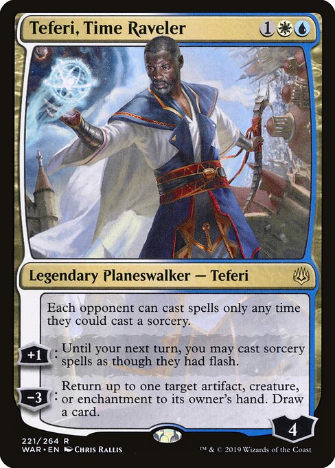 Teferi, Time Raveler WAR-221 Rare Excellent Englisch