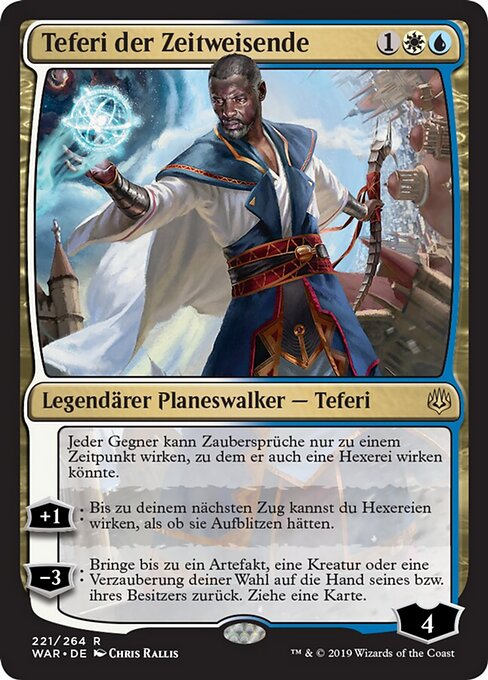Teferi der Zeitweisende WAR-221 Rare Excellent Deutsch