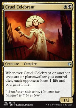 Cruel Celebrant WAR-188 Uncommon Excellent Englisch